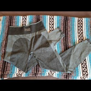 PINK Seamless workout leggings